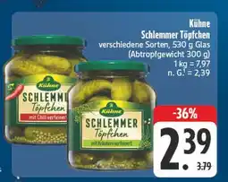 E-Center Kühne schlemmer töpfchen mit chili verfeinert Angebot