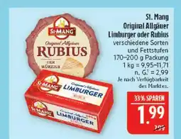Marktkauf St. mang original allgäuer limburger Angebot