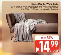 Marktkauf Gözze mishka-wohndecke Angebot