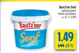 diska Bautz'ner senf mittelscharf Angebot