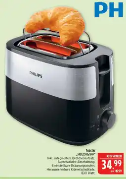 Marktkauf Philips toaster hd2516/90 Angebot