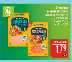 Marktkauf Greenforce veganer leberkäse aufschnitt Angebot