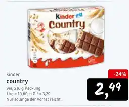 KONSUM Kinder country Angebot