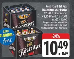 E-Center Köstritzer edel pils Angebot