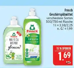 Marktkauf Frosch geschirrspülmittel willst du mit mir glänzen? Angebot