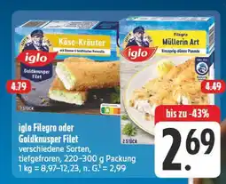 Edeka Iglo filegro käse-kräuter Angebot