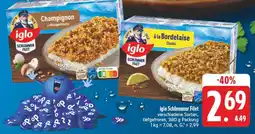 Edeka Iglo schlemmer filet champignon Angebot
