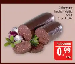 Marktkauf Grützwurst Angebot