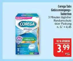 Marktkauf Corega tabs gebissreinigungs-tabletten Angebot