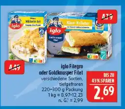Marktkauf Iglo filegro Angebot