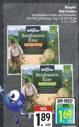 Edeka Bergader bergbauern käse würzig-nussig Angebot