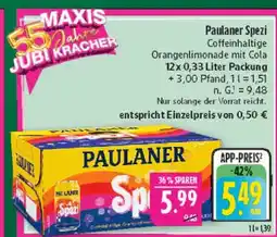 Marktkauf Paulaner spezi Angebot