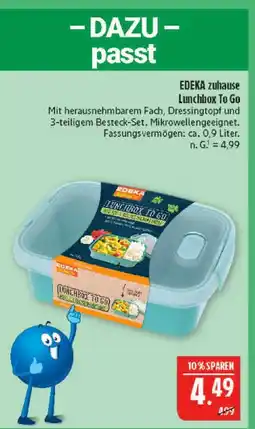 Marktkauf Edeka zuhause lunchbox to go Angebot