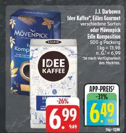 Edeka J.j. darboven idee kaffee eilles gourmet Angebot