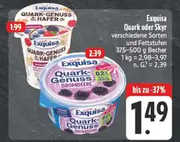 Edeka Exquisa quark-genuss mit hafer Angebot