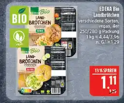 Marktkauf Edeka bio landbrötchen Angebot
