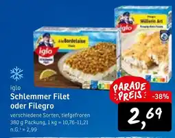 KONSUM Iglo schlemmer filet Angebot