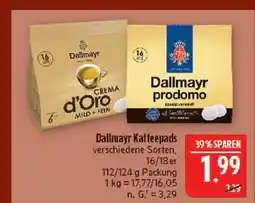 Marktkauf Dallmayr kaffeepads d'oro Angebot