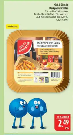 Marktkauf Gut & günstig backpapierschalen Angebot