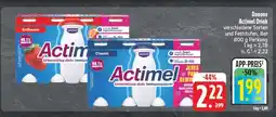 Edeka Danone actimel erdbeere Angebot
