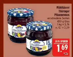 Marktkauf Mühlhäuser thüringer pflaumenmus Angebot