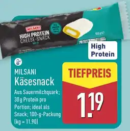 Aldi Nord MILSANI Käsesnack Angebot