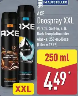 Aldi Nord AXE Deospray XXL Angebot