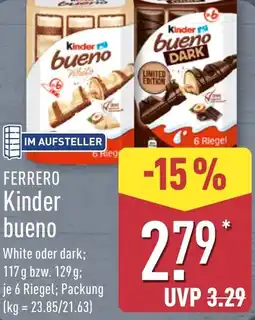 Aldi Nord FERRERO Kinder bueno Angebot