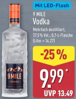Aldi Nord 9 MILE Vodka Angebot