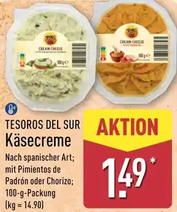 Aldi Nord TESOROS DEL SUR Käsecreme Angebot
