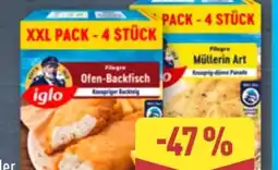 Aldi Nord Iglo Filegro Ofen Backfisch XXL Angebot