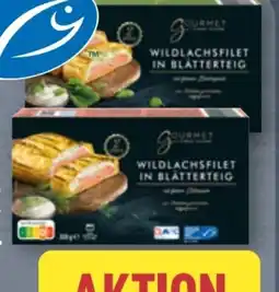 Aldi Nord Gourmet Finest Cuisine Wildlachs­filet in Blätterteig Angebot