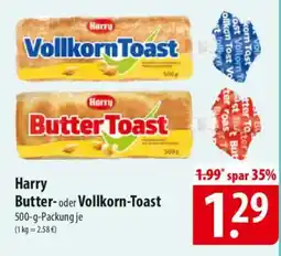 Famila Nord Ost Harry Butter- oder Vollkorn-Toast Angebot