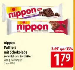 Famila Nord Ost nippon Puffreis mit Schokolade Angebot