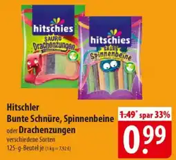 Famila Nord Ost Hitschler Bunte Schnüre, Spinnenbeine oder Drachenzungen Angebot