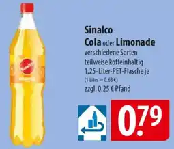 Famila Nord Ost Sinalco Cola oder Limonade Angebot