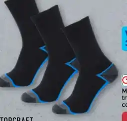 Aldi Nord Topcraft Arbeitsbekleidung Arbeitssocken 3er-Pack Angebot