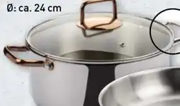 Aldi Nord Crofton Edelstahl-Topf 24 cm Angebot