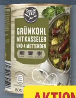 Aldi Nord Speise Zeit Grünkohl mit Kasseler und 4 Mettenden Angebot