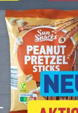 Aldi Nord Sun Snacks Peanut Pretzel-Sticks Angebot