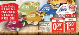 Edeka MÜLLER Joghurt mit der Ecke Angebot