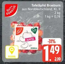 Edeka Tafeläpfel Braeburn Angebot