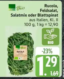 Edeka Rucola, Feldsalat, Salatmix oder Blattspinat Angebot
