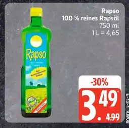 Edeka Rapso 100 % reines Rapsöl Angebot