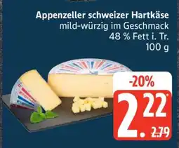Edeka Appenzeller schweizer Hartkäse Angebot