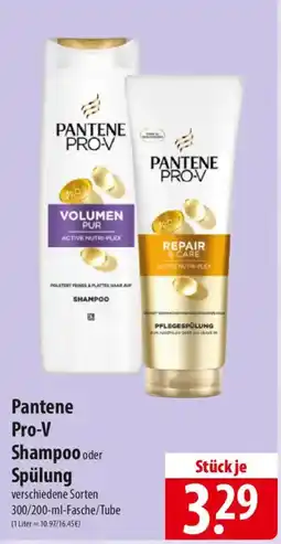 Famila Nord Ost Pantene Pro-V Shampoo oder Spülung Angebot