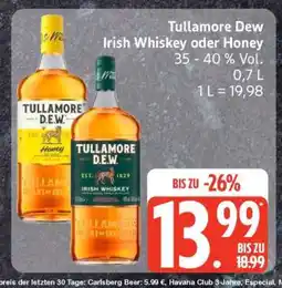 Edeka Tullamore Dew Irish Whiskey oder Honey Angebot