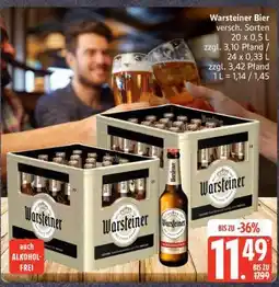 Edeka Warsteiner Bier Angebot