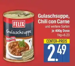 Edeka Gulaschsuppe, Chili con Carne und weitere Sorten Angebot