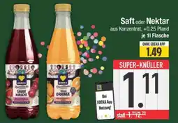 Edeka Saft oder Nektar Angebot